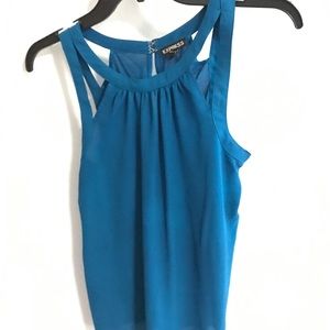 Express Blue Tank top Blouse Size S